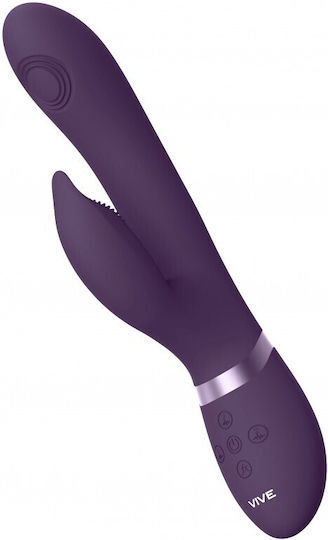 Vive Aimi Mini Δονητής Rabbit Pulse Wave & Vibrating G-Spot Rabbit 11.5cm Purple