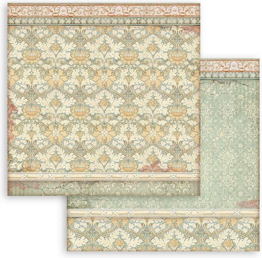 Stamperia Maxi Background Casa Granada Scrapbooking 190gr/m² 10 Blätter 10Stück