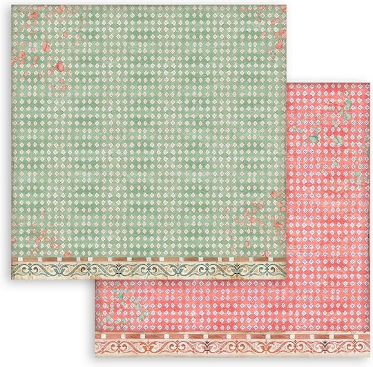 Stamperia Maxi Background Casa Granada Scrapbooking 190gr/m² 10 Blätter 10Stück