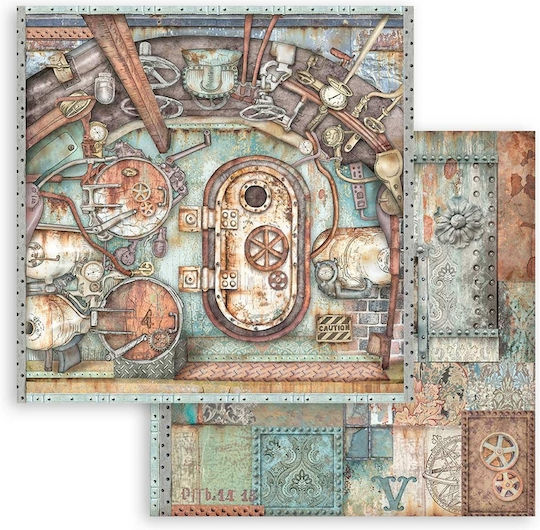 Stamperia Lady Vagabond Lifestyle Foi Scrapbooking 190gr/m² 10 foi 10buc