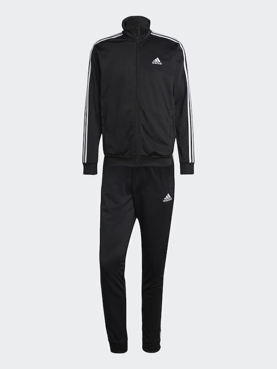 Sportswear Basic Σετ Φόρμας Γυαλιστερό με Λάστιχο Μαύρο