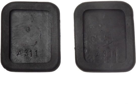 Car Pedal Set for Mitsubishi Pajero 1982-1990 / L300 1986-2011 from Rubber Black 2pcs