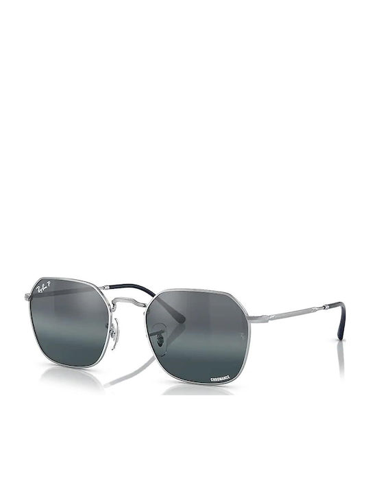 Ray Ban Jim Sunglasses Silver with Metal Frame & Gray Lens