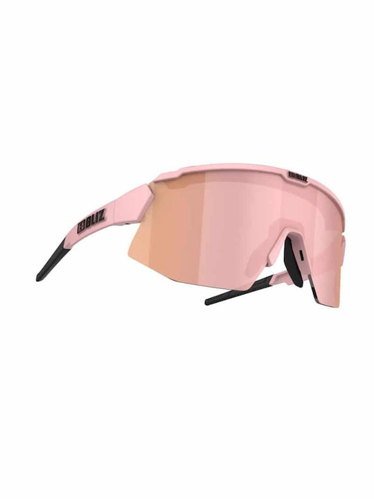 Bliz Breeze Sunglasses with Pink Acetate Frame and Pink Lenses 52102-49