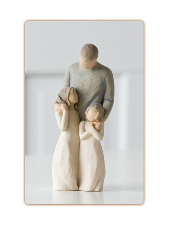 Willow Tree Decorative Statuette Polyresin 20cm 1pcs