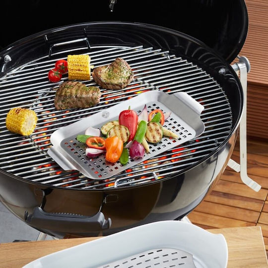Gefu Grill Cooking Utensil Baking Plate Perforated 33x19x2.5cm
