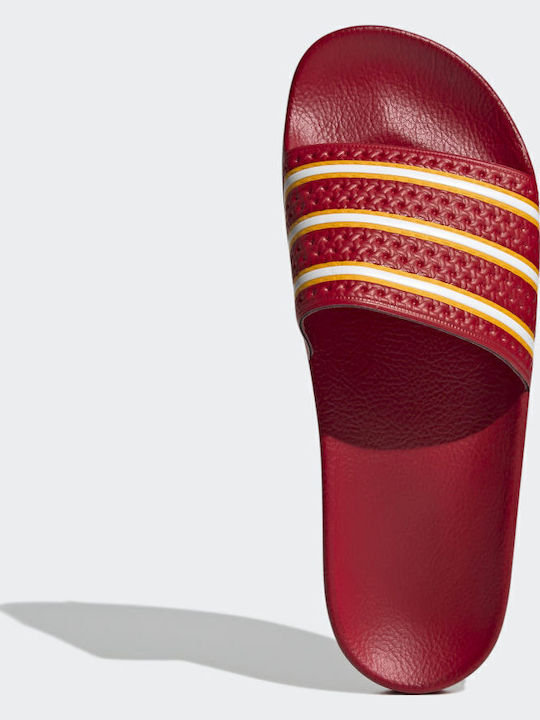 Adilette Power Men's Slides Team Power Red / Cloud White / Team Colleg Gold