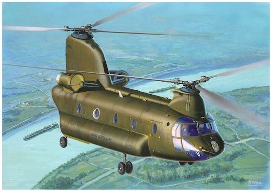 Revell CH-47D Chinook Modeling Figure Helicopter 104 Pieces in Scale 1:144