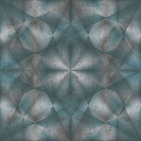 Tapet de Perete 1000x53cm Prism Vinil Verde Lavabil