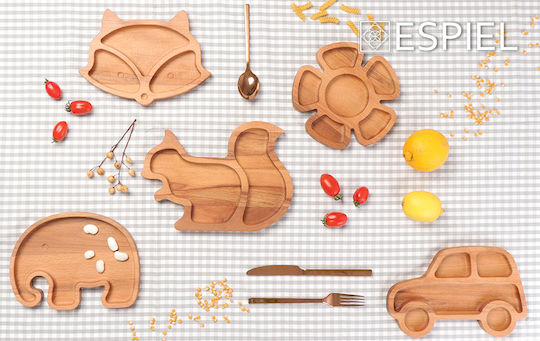Espiel Катерица Дърво Ордьовър Двуместна Кафяв Ш20.5xД28см 1бр Espiel Катерица Дърво Ордьовър Двуместна Кафяв Ш20.5xД28см 1бр
