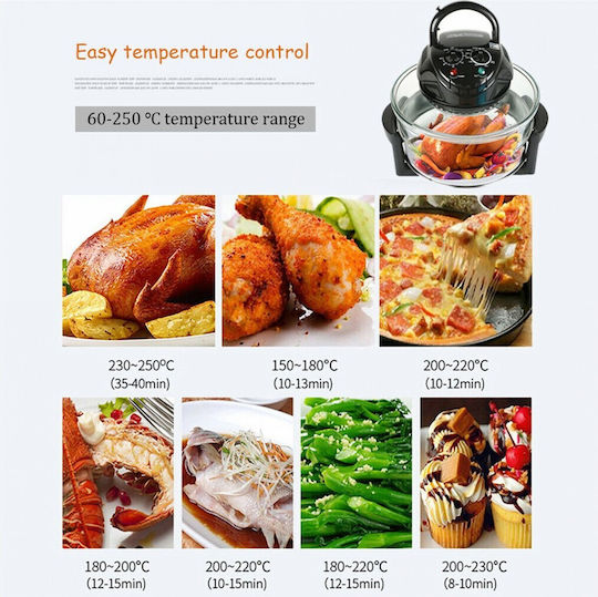 Sokany SK-560 Halogen Oven Cooker 13lt Black