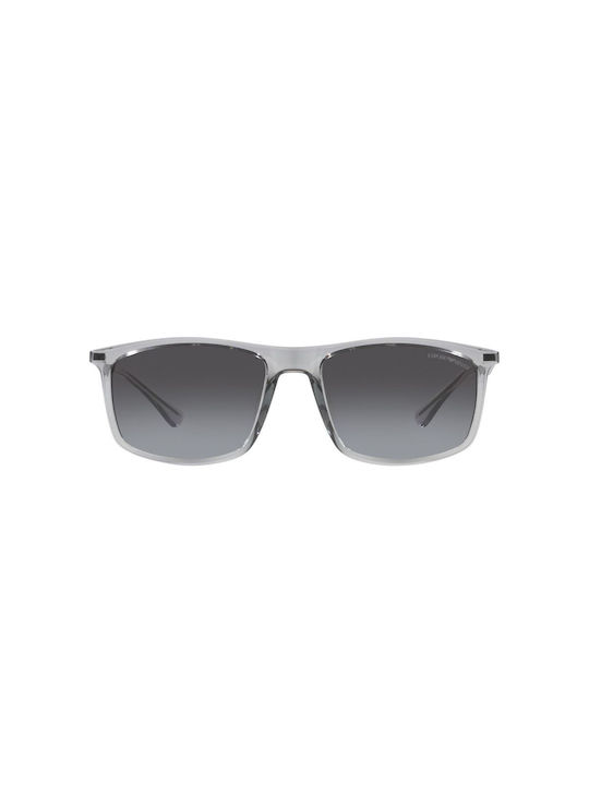 Emporio Armani Men's Sunglasses with Gray Plastic Frame and Gray Gradient Lens EA4171U 50298G