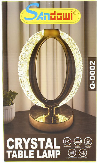 Andowl Διακοσμητικό Φωτιστικό Qd002 LED Ψυχρό Λευκό 10x20.5εκ.