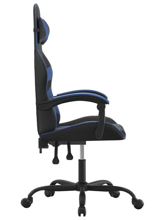 vidaXL 349543 Artificial Leather Gaming Chair Black / Blue