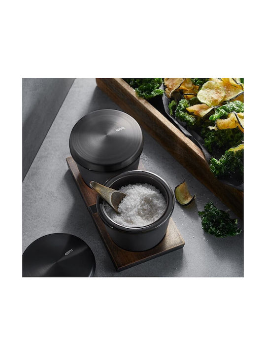 Gefu Plastic Tabletop Spice Jar X-plosion Black