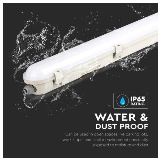 V-TAC Lichtleiste Außenbereich mit Leuchtstofflampe 60W 120cm