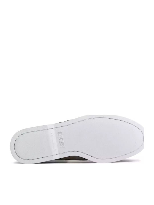 STS24521 Δερμάτινα Ανδρικά Boat Shoes σε Καφέ Χρώμα