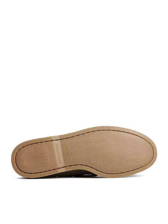 Authentic Original 2-Eye Δερμάτινα Ανδρικά Boat Shoes σε Καφέ Χρώμα