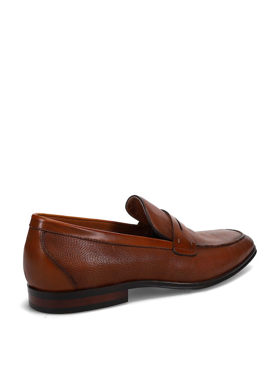 Loafers Mocasini Bărbați Din Piele În Culoare Tabac Maro