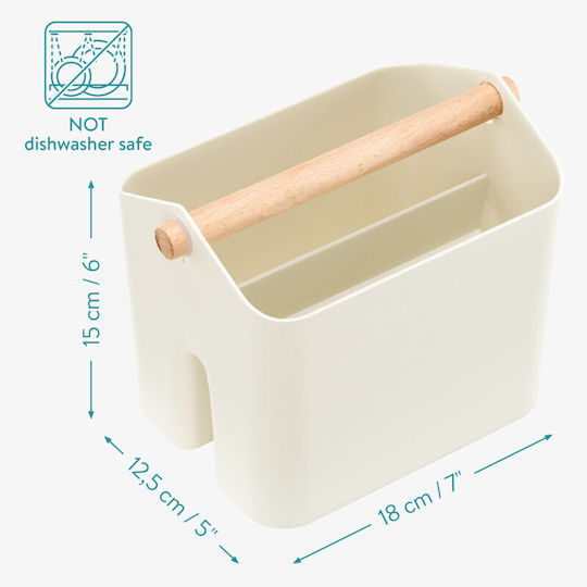 Navaris Plastic Storage Box Yellow