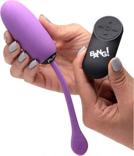 XR Bang! Vibrating Egg With Remote Control Mini Δονητής Egg με Απομακρυσμένο Έλεγχο 8.6cm Purple