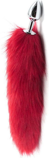 Toyz4lovers Fox Tail Πρωκτική Σφήνα Κόκκινη 7cm
