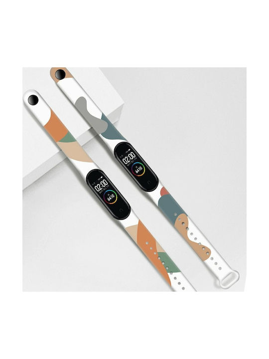 Hurtel Moro Λουράκι Σιλικόνης Camo Black (17) (Mi Smart Band 5/Mi Smart Band 6)
