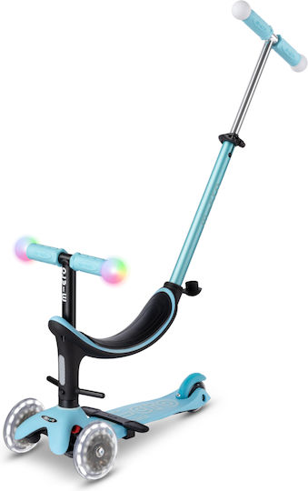 Micro Kids Scooter Mini2grow 3-Wheel with Seat for 12 Months Light Blue
