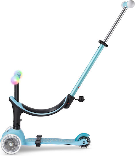 Micro Kids Scooter Mini2grow 3-Wheel with Seat for 12 Months Light Blue