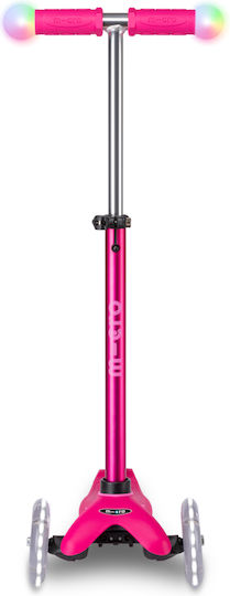 Micro Kids Scooter Foldable Mini2grow 3-Wheel with Seat for 12 Months Fuchsia