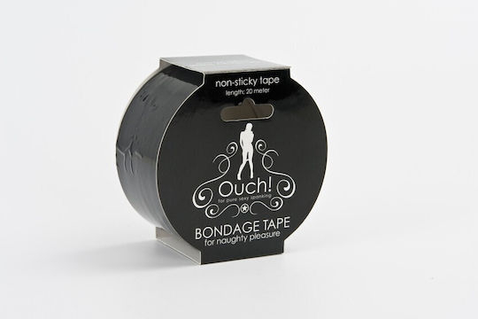 Shots Ouch Bondage Tape Лента За Връзване В Черен Цвят