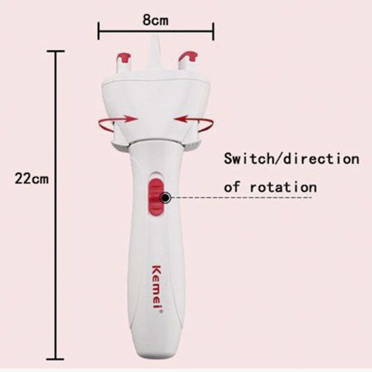 Kemei Wireless Hair Curling Iron for Curls KM-1153