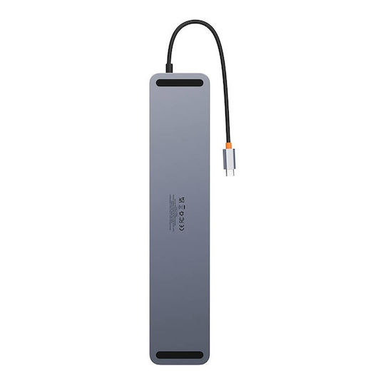 Baseus EliteJoy Gen2 USB-C Stație de andocare cu HDMI 4K PD Ethernet Gri