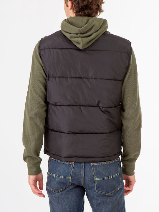 Assn Безръкаво Puffer Черно Мъжко Яке