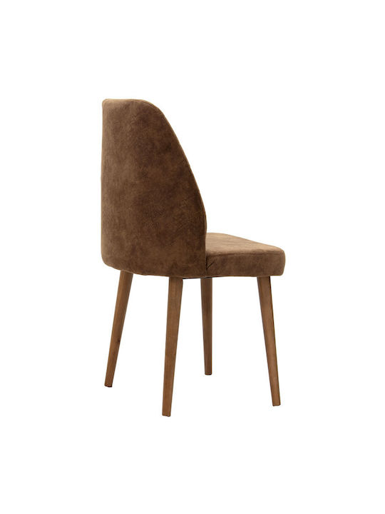 Cesilia Dining Room Fabric Chair Brown / Sonoma 50x49x90cm