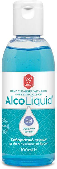 Vican Alcoliquid Dezinfectant Gel Pentru mâini 100ml Natural