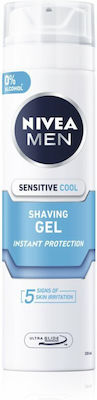 Nivea Men Sensitive Cooling Gel Ξυρίσματος για Ευαίσθητες Επιδερμίδες 200ml