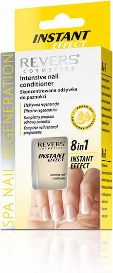 Revers Cosmetics Spa Nail Regeneration Instant Effect 8in1 Nail Treatment with Vitamins with Brush 10ml