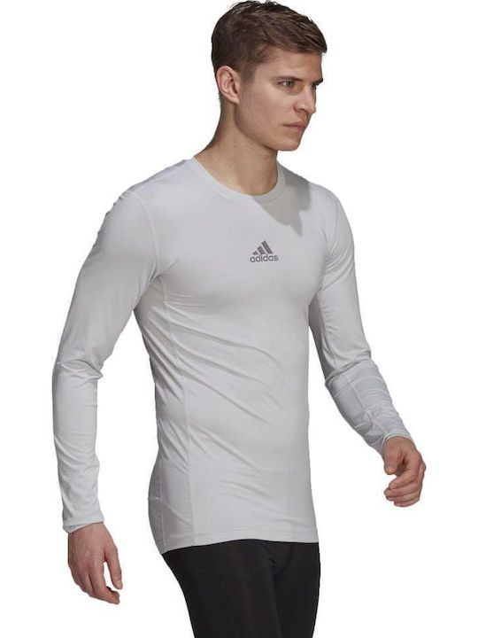 adidas Ισοθερμική Μπλούζα Γκρι adidas Ισοθερμική Μπλούζα Γκρι