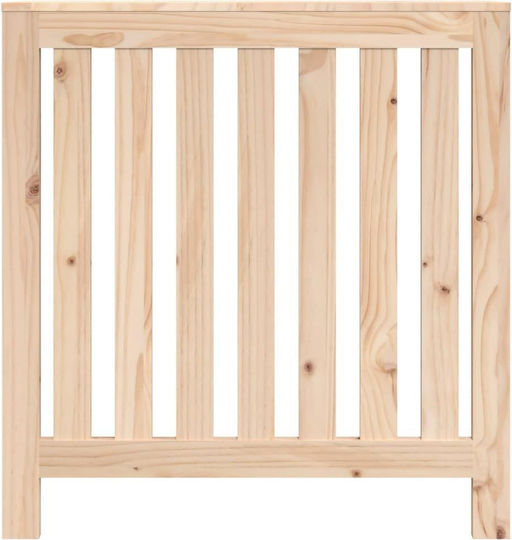 vidaXL Κάλυμμα Καλοριφέρ από Μασίφ ξύλο Καφέ 79.5x19x84cm