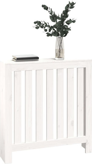 vidaXL vidaXL Radiator Cover from Solid Wood White 79.5x19x84cm