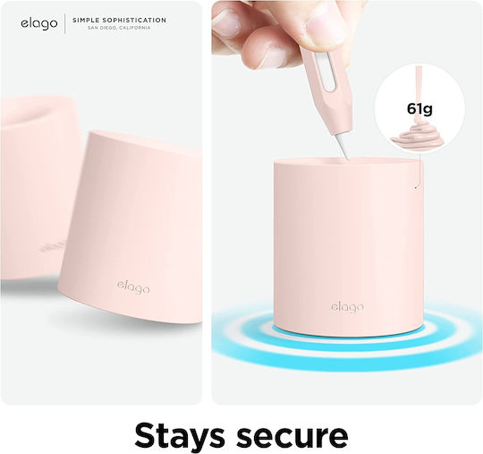 Elago Stylus Base for Apple Pencil in Lovely Pink color