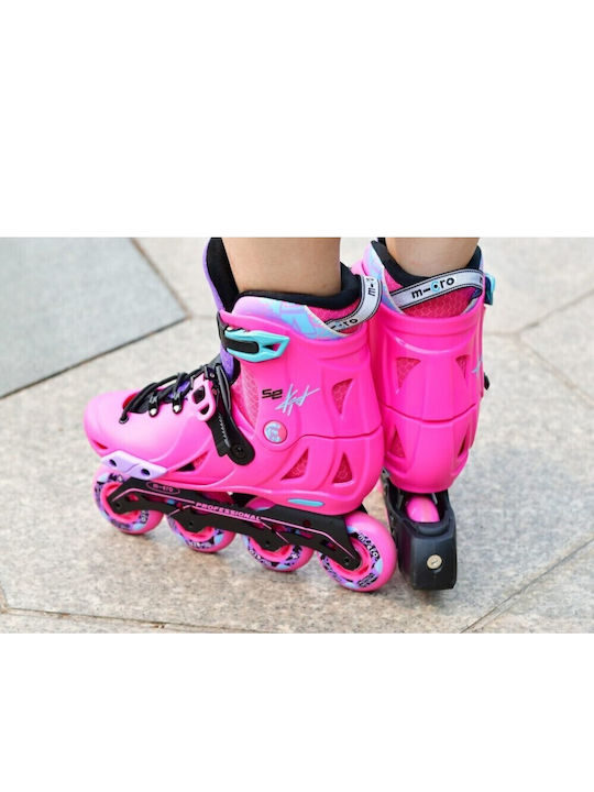 Micro SE Inline Αυξομειούμενα Rollers Ροζ Παιδικά