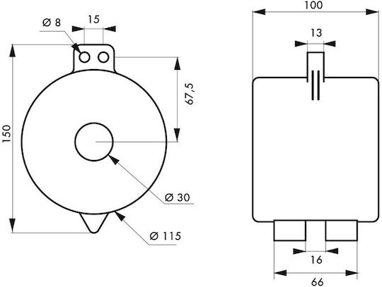Thirard Gasflaschenventilschutzkappe 00091280 Hydraulikinstallationsteil