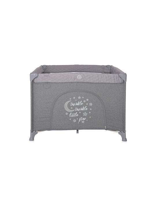 Lorelli Happy Game Zone Cool Park with Mattress Grey Star 100x100cm