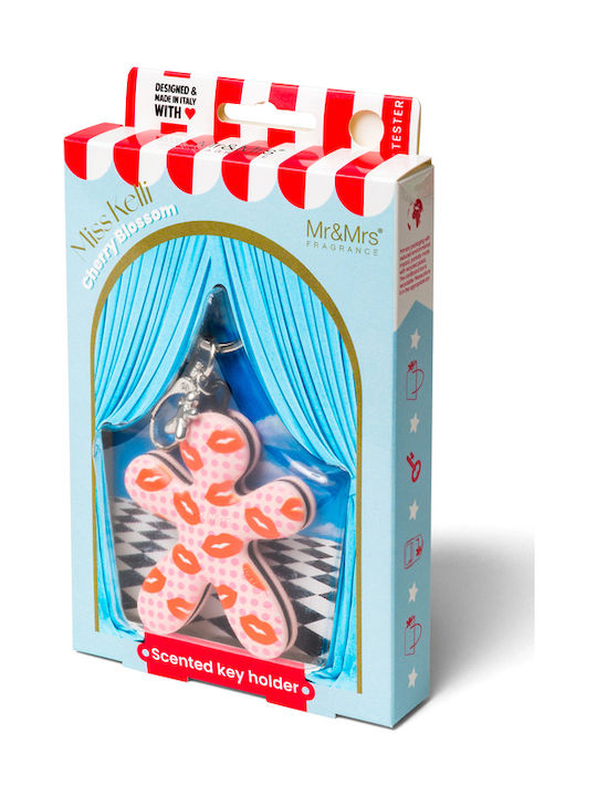 Mr & Mrs Fragrance Ключодържател Miss Kelli от Метал черешов цвят Mr & Mrs Fragrance Ключодържател Miss Kelli от Метал черешов цвят