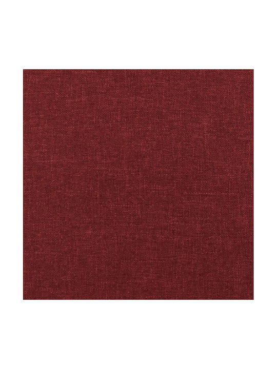 Stoff Fußhocker Burgundisch 70x55x41cm