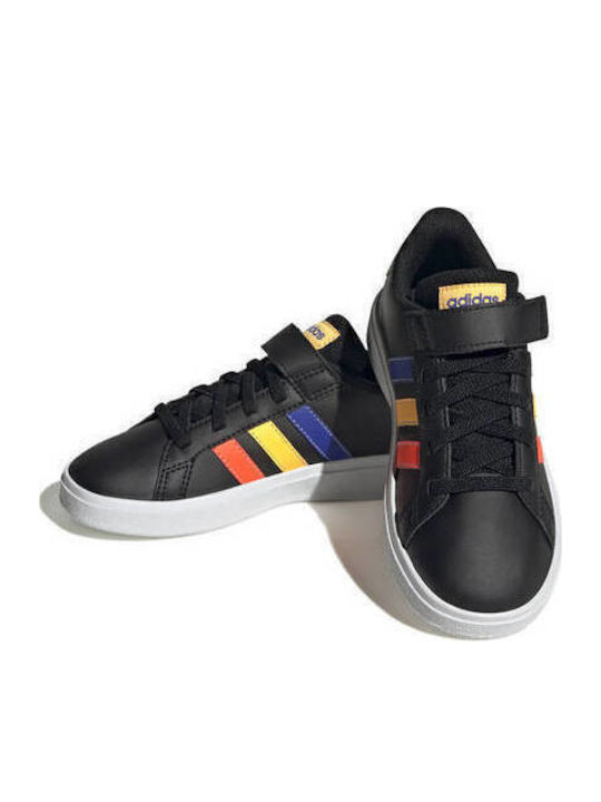 Grand Court GRAND COURT 2.0 Kids Sneakers with Scratch Core Black / Lucid Blue / Court Green