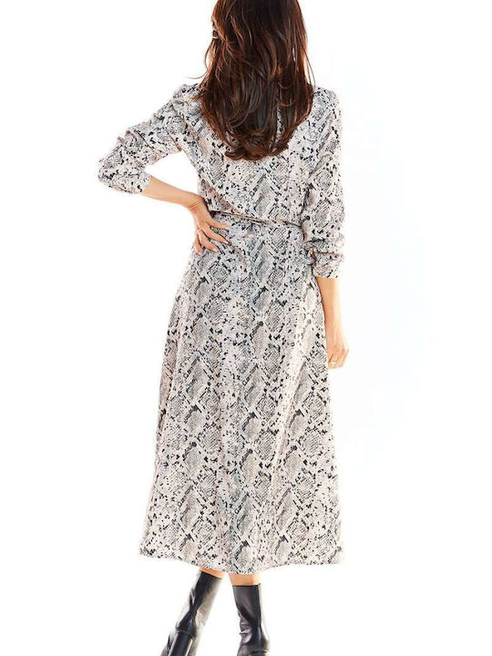 Awama Maxi Shirt Dress Dress Gray