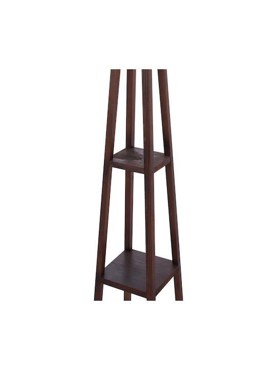 HomeMarkt Floor Lamp H156xW26cm. with Socket for Bulb E27 Beige